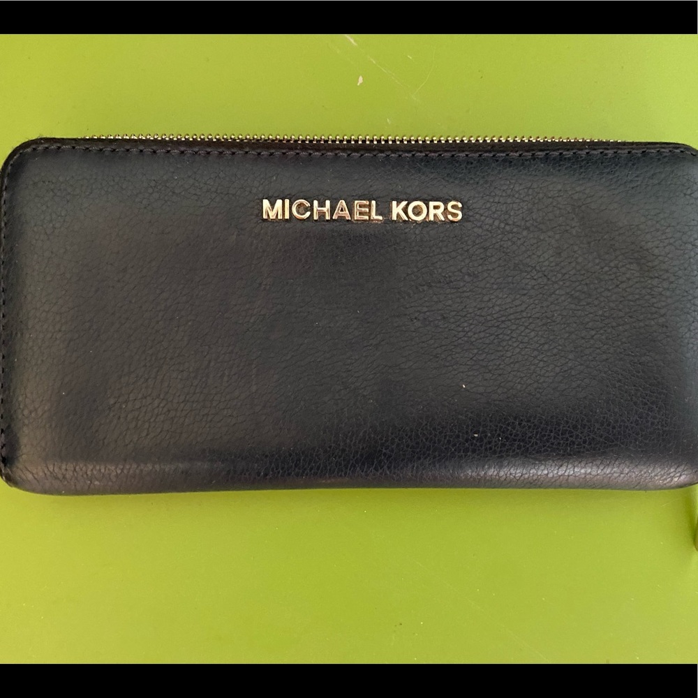 Navy MK Wallet